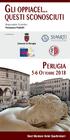 Gli oppiacei... questi sconosciuti. Perugia. 5-6 Ottobre Best Western Hotel Quattrotorri. Responsabile Scientifico Francesco Paoletti