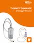THORACIC DRAINAGE. Drenaggio toracico