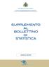 Supplemento al Bollettino di Statistica