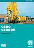 C800 C800DH Attrezzatura idraulica per pali. Hydraulic piling rig IE D C E R T