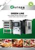 GREEN LINE Forni compatti per pane, pasticceria e pizza. Compact bakery, pastry and pizza ovens