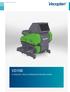 Brochure del prodotto VD1100. La Soluzione: Nuova combinazione trituratore-mulino