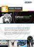 CathexisVision. Video Analisi. CathexisVision. Video Management Solutions