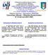 Stagione Sportiva Sportsaison 2008/2009 Comunicato Ufficiale Offizielles Rundschreiben N 32 del/vom 08/01/2009
