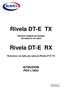 Rivela DT-E TX. Rivela DT-E RX