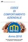 CODICE DI COMPORTAMENTO AZIENDALE