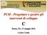 PCM - Progettare e gestire gli interventi di sviluppo