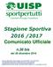 Stagione Sportiva 2016 /2017 Comunicato Ufficiale