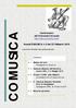 COMUSICA. Coordinamento dell'orientamento Musicale   NewsCOMUSICA n. 9 del 22 Febbario Sommario