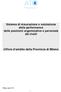 Sistema di misurazione e valutazione della performance delle posizioni organizzative e personale dei livelli