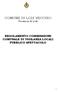 COMUNE DI LODI VECCHIO Provincia di Lodi REGOLAMENTO COMMISSIONE COMUNALE DI VIGILANZA LOCALI PUBBLICO SPETTACOLO