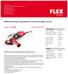 INOXFLEX 1400 watt, lo specialista per l acciaio inox e legato, 125 mm