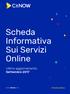 Scheda Informativa Sui Servizi Online