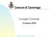 Comune di Cavernago. Consiglio Comunale. 19 marzo Consiglio comunale presentazione bilancio 1