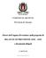 COMUNE DI ARCEVIA. Provincia di Ancona. Parere dell organo di revisione sulla proposta di BILANCIO DI PREVISIONE e documenti allegati