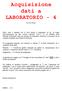 Acquisizione dati a LABORATORIO - 4 (by Faso Diego)