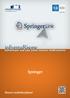 informarisorse Springer InFormare sull uso delle risorse elettroniche Risorse multidisciplinari