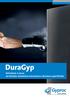 DuraGyp. Soluzione a secco ad elevata resistenza meccanica e durezza superficiale