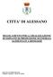 CITTA DI ALESSANO REGOLAMENTO PER LA REALIZZAZIONE DI IMPIANTI DI PRODUZIONE DI ENERGIA ALIMENTATI A BIOMASSE