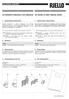 HELIOTERM INVERTER KIT RUBINETTI (VALVOLA 2 VIE MANUALE) KIT VALVES (2-WAY MANUAL VALVE) 1. Avvertenze preliminari. 1. Preliminary instructions