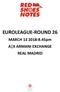 EUROLEAGUE-ROUND 26. MARCH pm A X ARMANI EXCHANGE REAL MADRID