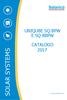 UNIQUBE SQ-BPW E SQ-BBPW CATALOGO 2017 SOLAR SYSTEMS.