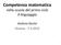 Competenza matematica nella scuola del primo ciclo Il linguaggio. Andrea Gorini Ossona