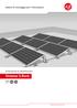 Sistemi di montaggio per il fotovoltaico ISTRUZIONI DI MONTAGGIO. Sistema S-Rock.