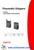 Pneumatic Grippers.   GIMATIC. X Series 2-jaw angular-acting grippers