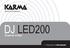 DJ LED200 Scanner a leds >> Manuale di istruzioni