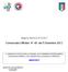 Comunicato Ufficiale N 40 del 5 Dicembre 2012