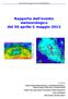 Arpa Emilia-Romagna, Servizio IdroMeteoClima. Rapporto dell evento meteorologico del 30 aprile-1 maggio 2012