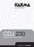 CDJ 230 Doppio lettore CD con mixer >> Manuale di istruzioni