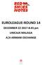 EUROLEAGUE-ROUND 14. DECEMBER pm UNICAJA MALAGA A X ARMANI EXCHANGE