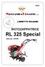 09/04 LIBRETTO RICAMBI MOTOZAPPATRICE. RL 325 Special. dalla matr