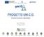 Unione Comuni Opendata. Kick-off Meeting 14 Giugno 2018
