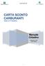 CARTA SCONTO CARBURANTI SISB CITTADINO Manuale Cittadino