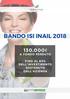 BANDO ISI INAIL 2018