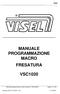 MANUALE PROGRAMMAZIONE MACRO