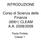 INTRODUZIONE. Corso di Scienza delle Finanze (6061) CLEAM A.A. 2008/2009. Paola Profeta Classe 1