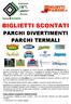 BIGLIETTI SCONTATI PARCHI DIVERTIMENTI PARCHI TERMALI