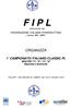 F I P COSTITUITA NEL FEDERAZIONE ITALIANA POWERLIFTING ( affiliata IPF EPF ) ORGANIZZA