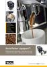 Serie Parker Liquipure TM. Elettrovalvole alimentari in Acciaio Inox per macchine da caffè e distributori di bevande