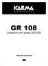 GR 108 Giradischi con presa SD/USB Manuale di istruzioni