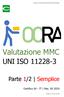 OCRA. Valutazione MMC UNI ISO Parte 1/2 Semplice. Certifico Srl - IT Rev