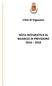 Città di Vigevano NOTA INTEGRATIVA AL BILANCIO DI PREVISIONE