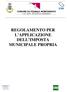 COMUNE DI VIGNALE MONFERRATO C.A.P PROVINCIA DI ALESSANDRIA REGOLAMENTO PER L APPLICAZIONE DELL IMPOSTA MUNICIPALE PROPRIA