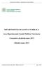 DIPARTIMENTO DI SANITA PUBBLICA. Area Dipartimentale Sanità Pubblica Veterinaria. Consuntivo di attività anno Obiettivi anno 2013