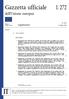 Gazzetta ufficiale dell'unione europea L 272. Legislazione. Atti non legislativi. 61 o anno. Edizione in lingua italiana. 31 ottobre 2018.