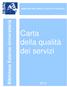 Carta della qualità dei servizi